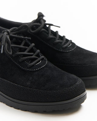 Tarvas Suede Explorer Shoes With Mudguard Black 370