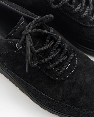 Tarvas Suede Explorer Shoes With Mudguard Black 371