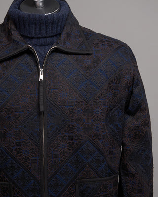 Kardo Amardeep Indigo Khadi Cotton Jacket Indigo 3 5114