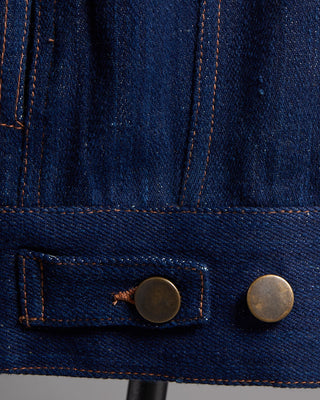 Kardo Marvin Indigo Hand Painted Denim Jacket Indigo 10 2603