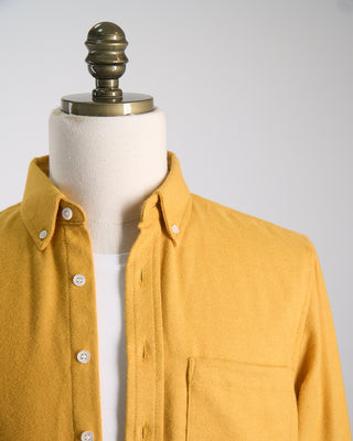 Outclass Saffron Twill Flannel Shirt Saffron 746