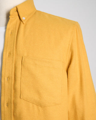 Outclass Saffron Twill Flannel Shirt Saffron 747