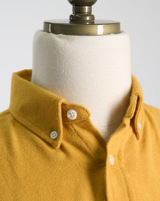 Outclass Saffron Twill Flannel Shirt Saffron 751