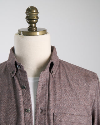 Outclass Hazel Twill Flannel Shirt Hazel 755