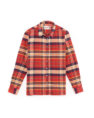 Outclass Vintage Plaid Blanket Easy Shirt Multi 2 4740