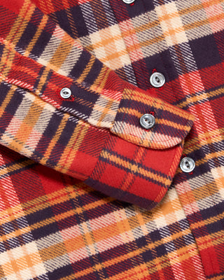 Outclass Vintage Plaid Blanket Easy Shirt Multi 4 4742