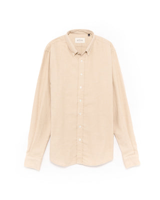 Outclass Tan Twill Flannel Classic Shirt Tan 8 4752