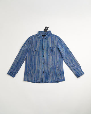 Outclass Indigo Sashiko Overshirt Indigo 2 225