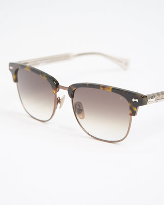 John Varvatos Eyewear Havana Club Style Semi Rimless SJV556 Sunglasses Havana  1