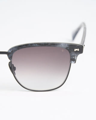John Varvatos Eyewear Navy Club Style Semi Rimless SJV556 Sunglasses Navy 