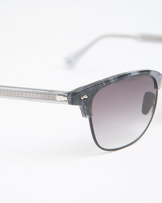 John Varvatos Eyewear Navy Club Style Semi Rimless SJV556 Sunglasses Navy  4
