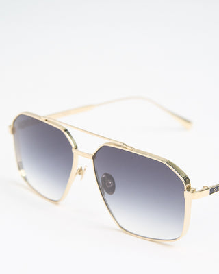 John Varvatos Eyewear Gold Colour Metal Frame SJV563 Sunglasses Gold  1