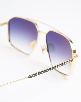 John Varvatos Eyewear Gold Colour Metal Frame SJV563 Sunglasses Gold  5