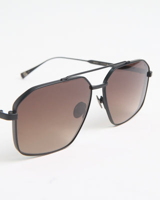 John Varvatos Eyewear Matte Black Metal Frame SJV563 Sunglasses Black  2