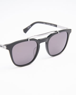 John Varvatos Eyewear Black  Silver Double Bridge SJV565 Sunglasses Black  2