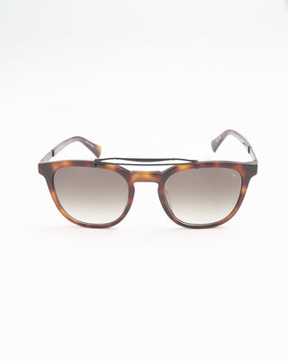 John Varvatos Eyewear Havana Double Bridge SJV565 Sunglasses Tortoise 