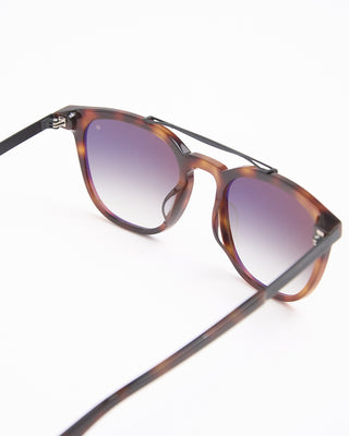John Varvatos Eyewear Havana Double Bridge SJV565 Sunglasses Tortoise  4