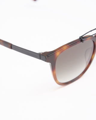 John Varvatos Eyewear Havana Double Bridge SJV565 Sunglasses Tortoise  5