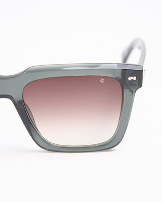John Varvatos Eyewear Chunky Crystal Sage Rim SJV569 Sunglasses Sage 