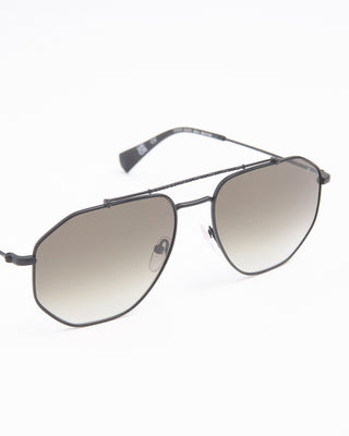 John Varvatos Eyewear Black Metal Frame SJV570 Sunglasses Black  1