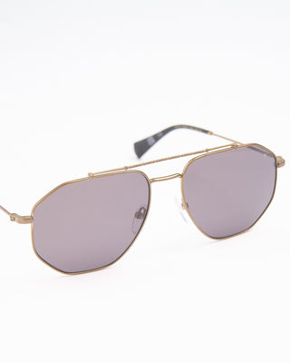 John Varvatos Eyewear Brass Metal Frame SJV570 Sunglasses Brass  2