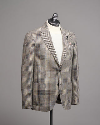 Lardini Wool Alpaca  Silk Iconic Fit Highland Check Jacket Multi 2 5018