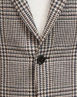 Lardini Wool Alpaca  Silk Iconic Fit Highland Check Jacket Multi 3 5023