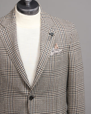 Lardini Wool Alpaca  Silk Iconic Fit Highland Check Jacket Multi 5019