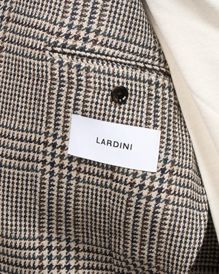 Lardini Wool Alpaca  Silk Iconic Fit Highland Check Jacket Multi 6 5022
