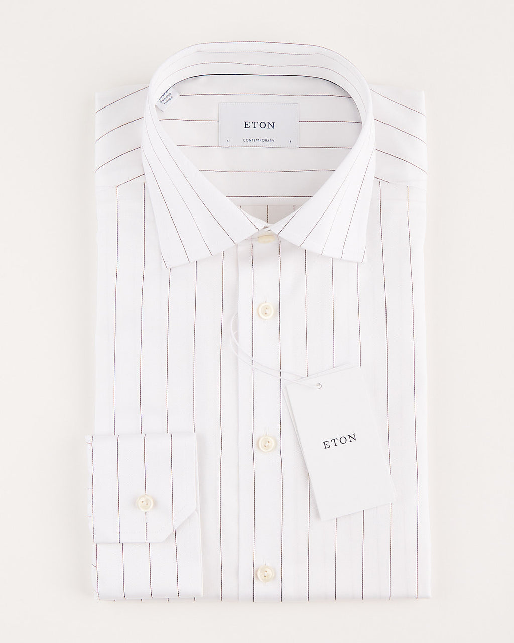 eton men's contemporary fit twill dress shirt reviews Eton Pin-Striped Twill Contemorary Shirt