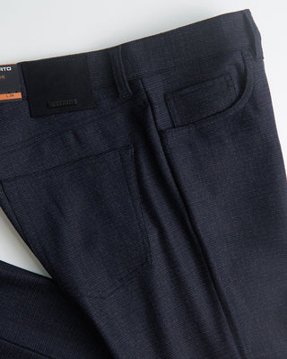 Alberto Pipe Regular Fit Modern Business 5 Pocket Pants Navy  6