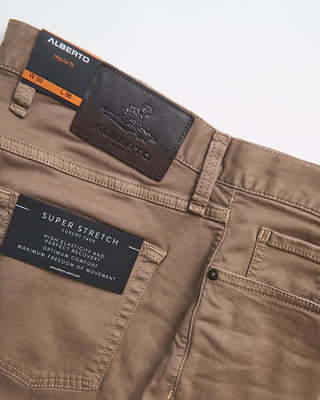 Alberto Pipe Regular Fit Super Stretch Vintaged Denim Beige 0