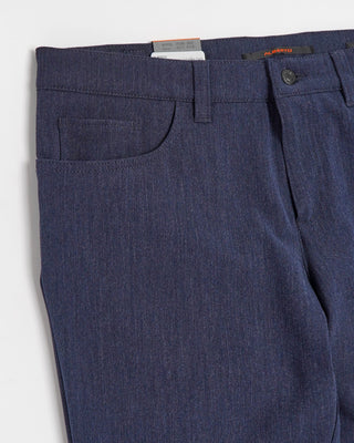 Alberto Blue Pipe Regular Slim Fit Ceramica 5 Pocket Tech Dress Pants Blue  1