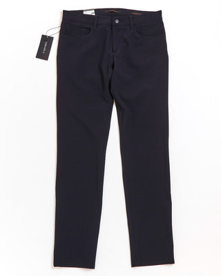 Alberto Navy Pipe Regular Slim Fit Ceramica 5 Pocket Tech Dress Pants Navy