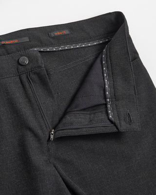 Alberto Charcoal Pipe Regular Slim Fit Ceramica 5 Pocket Tech Dress Pants Charcoal  3