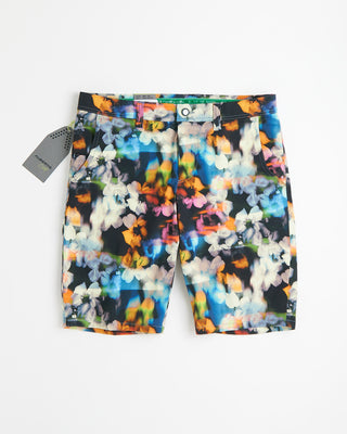 Alberto Alberto Golf Fuzzy Flowers Cotton Tech Shorts Multi