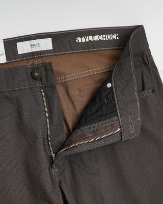 Brax Woo.Look Light Chuck Brown 5 Pocket Pants Brown  3