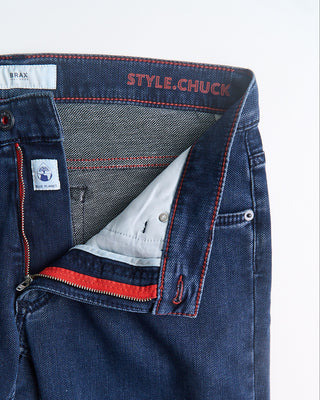 Brax Chuck Hi Flex Performance Denim Navy  1