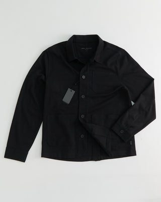John Varvatos Kenmare Ls Chore Jacket With Earth Texture Black 