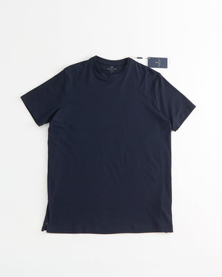 Emanuel Berg Navy Modern Fit 4Flex Knit T Shirt Navy 