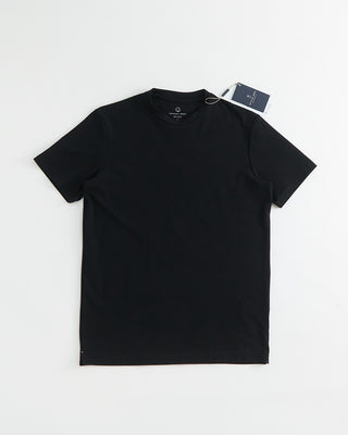 Emanuel Berg Black Modern Fit 4Flex Knit T Shirt Black 