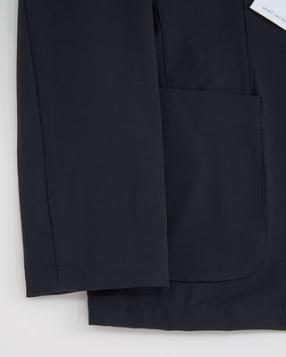 Emanuel Berg Premium Nylon Stretch D Constructed Shirt Jacket Navy 1 3