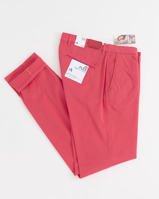 Brax Silvio Hi Flex Cotton Stretch Lightweight Tech Pants Red 1 2