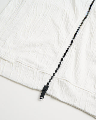 John Varvatos Ihsan Full Zip Hoodie With Texture Salt 3 205