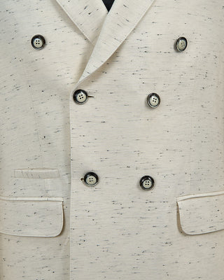 John Varvatos Devitt Double Breasted Sports Jacket Chalk 1307