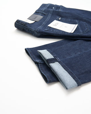 Brax Dark Blue Chuck Hi Flex Light Rinsed Denim Jeans Indigo 809