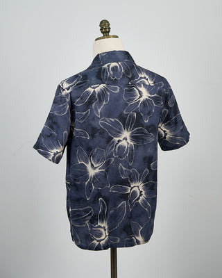 John Varvatos Dan Camp Collar Shirt Blue 1505