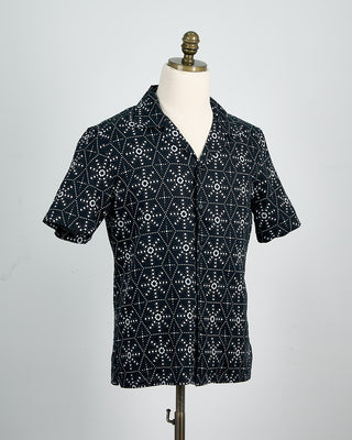 John Varvatos Dan Camp Collar Shirt Black 1518