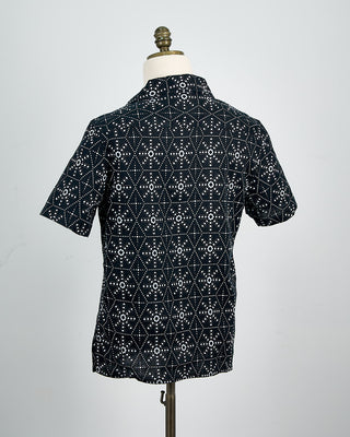 John Varvatos Dan Camp Collar Shirt Black 1519