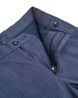 Deke Supernatural Seersucker Oasis Shorts Indigo 943